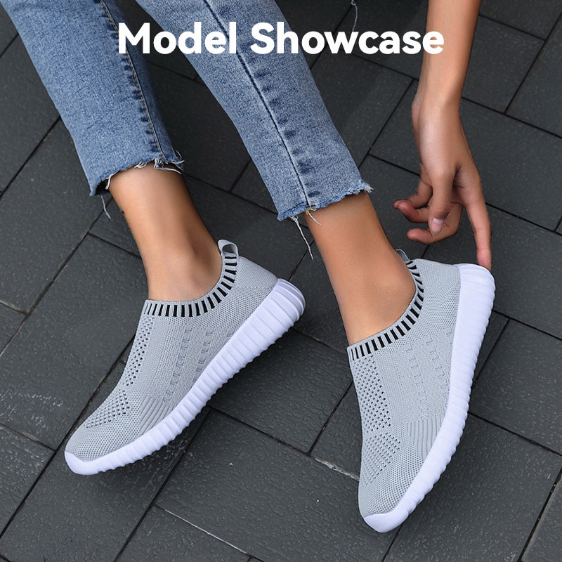 Breathable Mesh Work Slip-on Sneakers